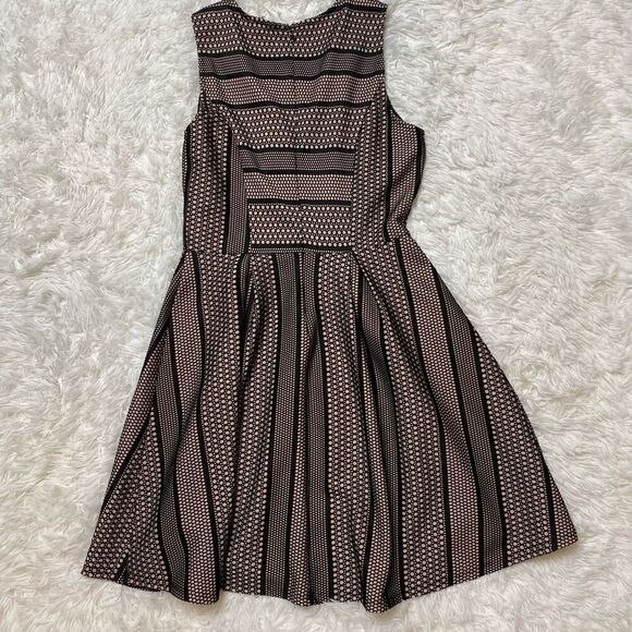 Monteau Sleeveless Dress Black Lace Size Medium Fit & Flare Summer Flirty - Picture 8 of 10